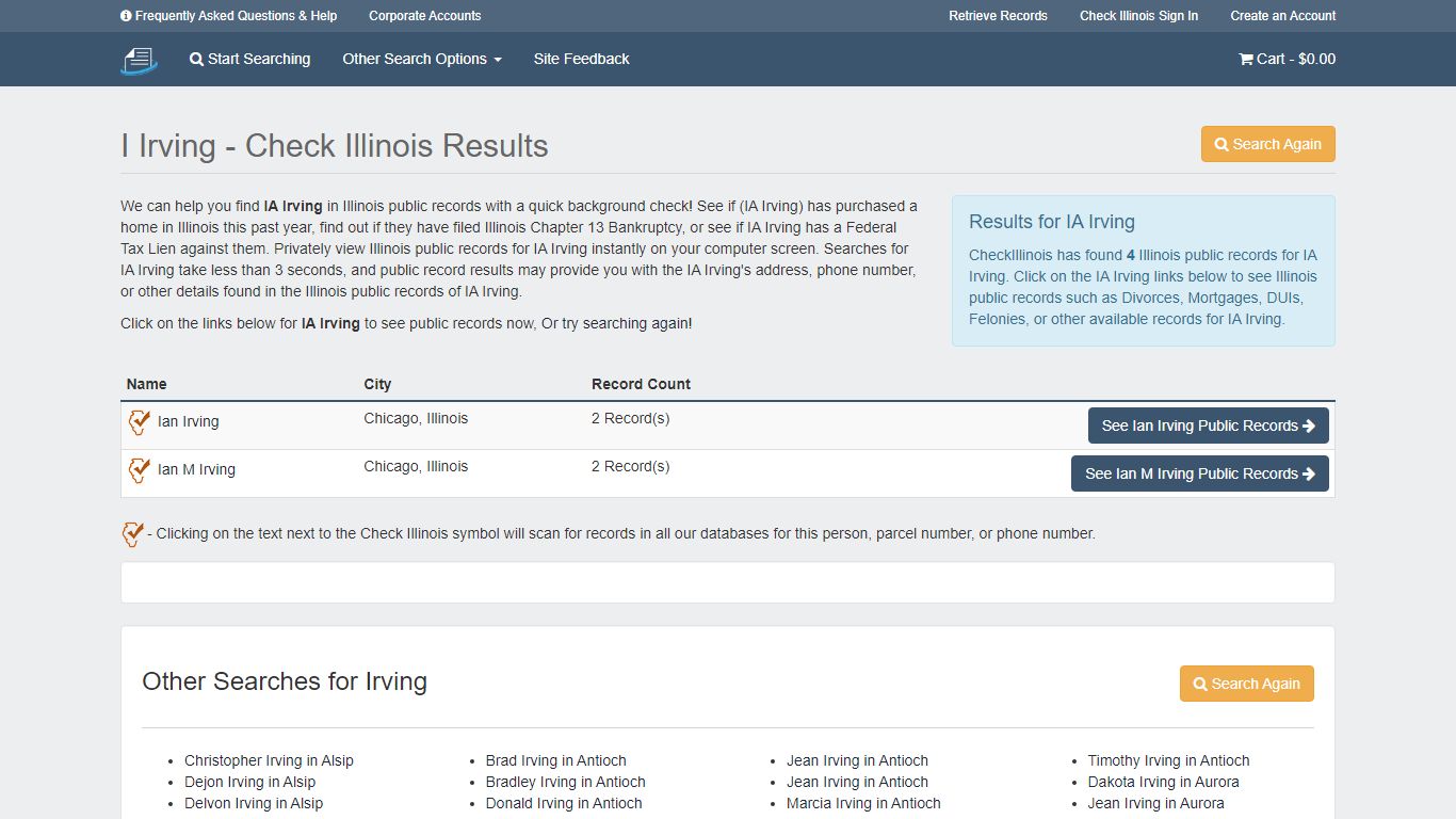 I Irving, Illinois Person Background Search - consumer.public-record.com